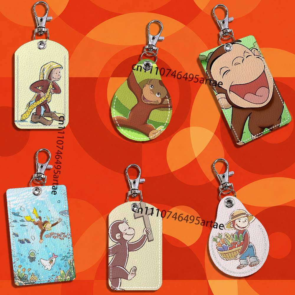 Party Favor Bag - Gantungan Kunci Kartu George Lucu dan