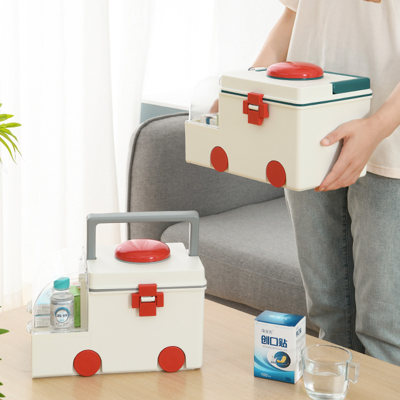 Napkin Folding Set - Kotak Obat Ambulans Plastik Baru, Ukuran
