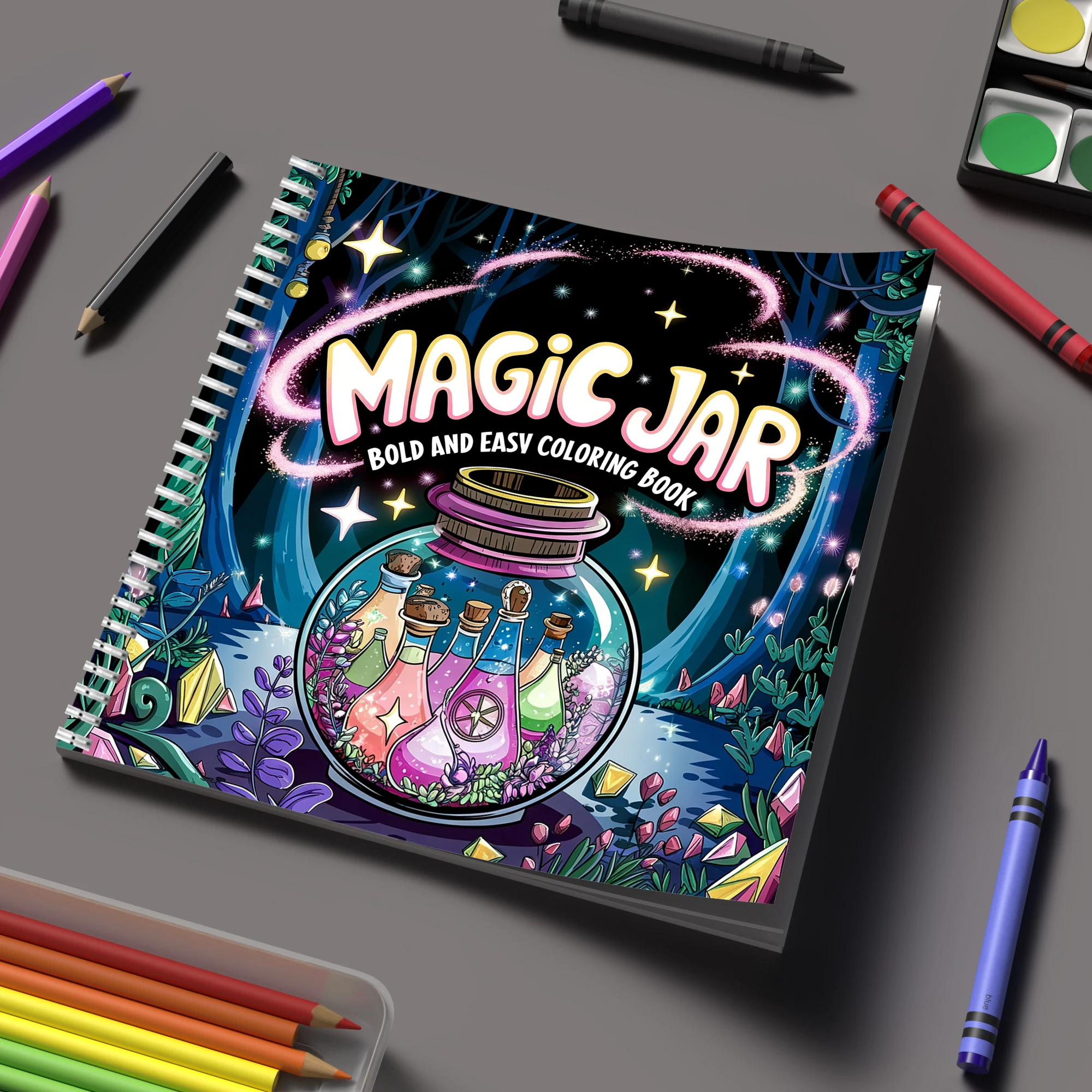 Supply Event - Buku Mewarnai Magic Jar untuk Buku