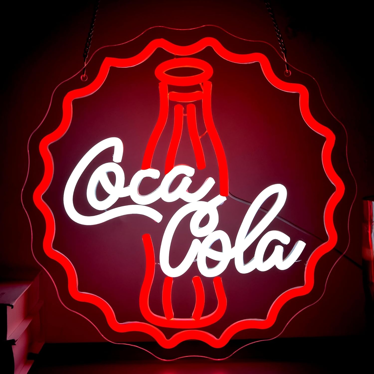 Neon Sign Party - Lampu Dinding Seni Neon Cola Lampu