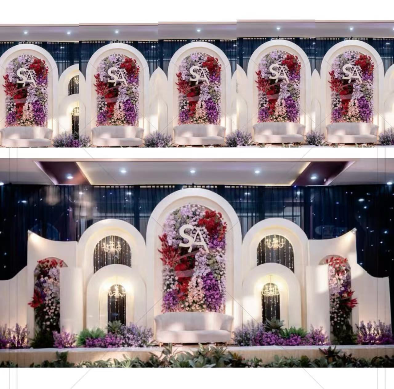 Event Party Supply Rental - Perlengkapan Dekorasi Pernikahan, Stand Backdrop Lengkung