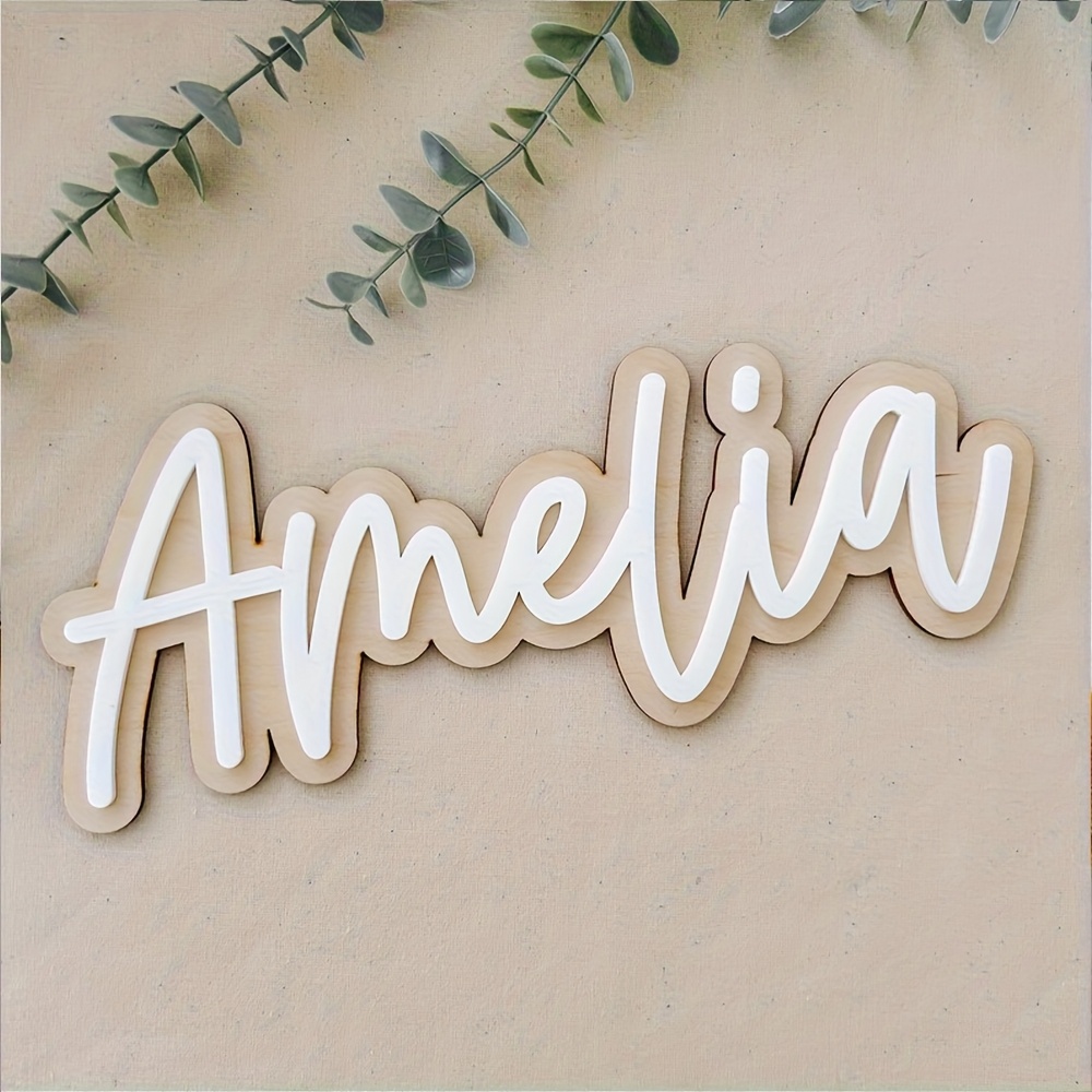 Eve Party - Plakat Nama Kayu Dua Lapis yang