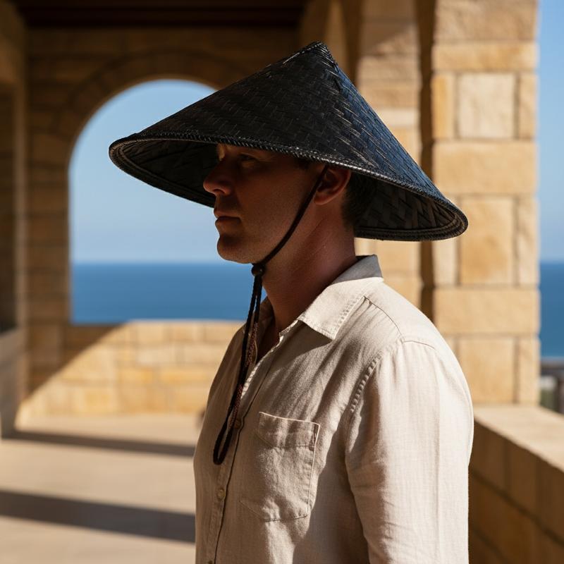 Party Hat Cone - Topi Samurai Jerami Ninja Cosplay Cina