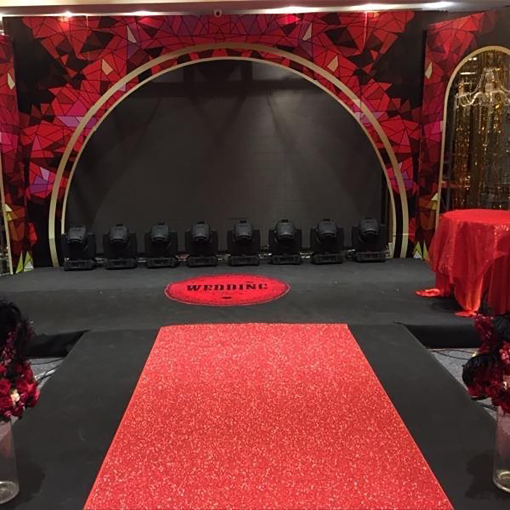 Flower Wall Panel - Bergaya Modern untuk Panggung Dansa Lantai