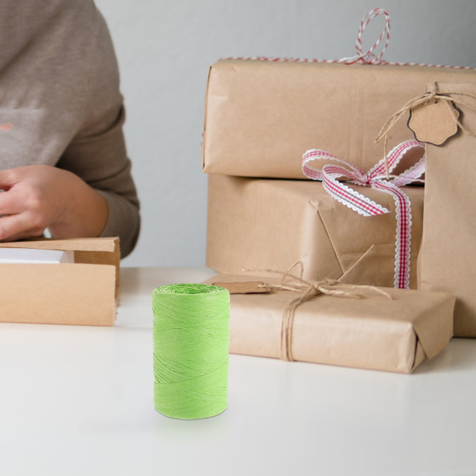 Pita Datar dari Kertas Raffia  - Papercraft Supply Ribbon ulasan dan harga