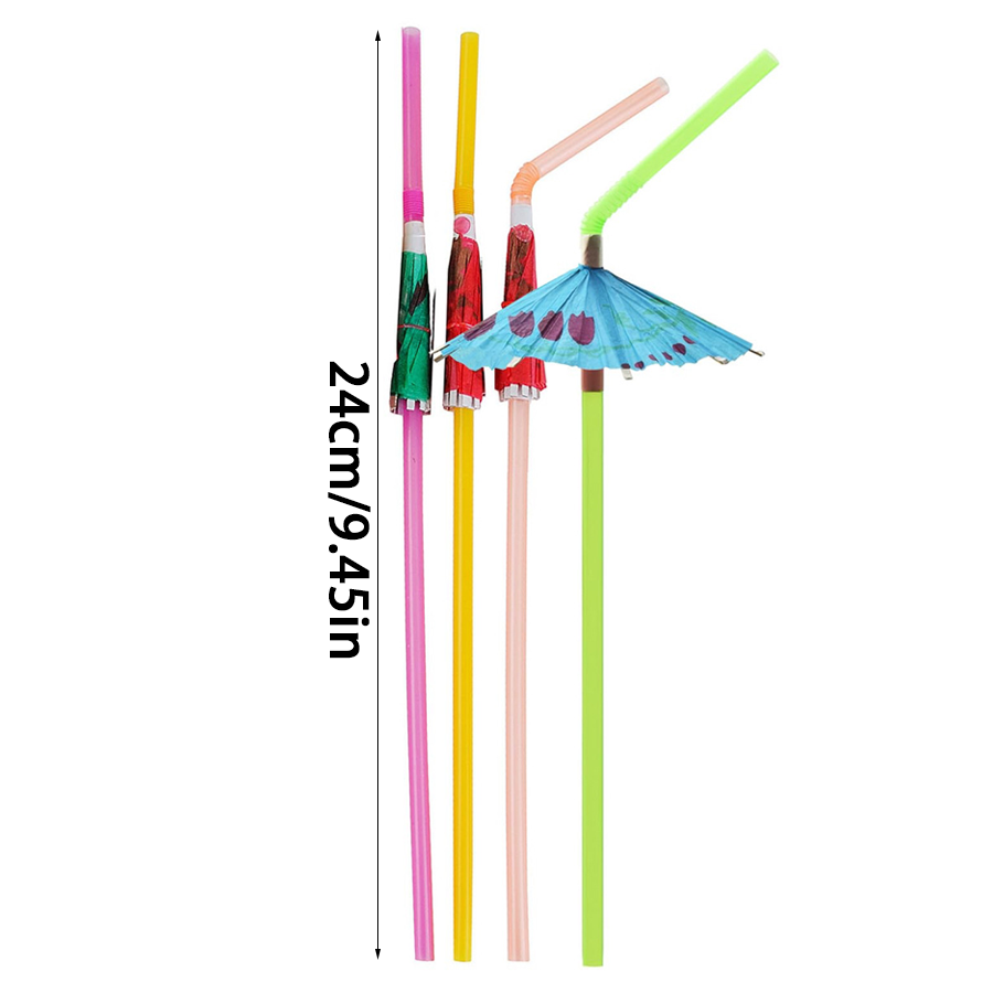 30/60 Buah Sedotan Minum Warna - Paper Straw Color ulasan dan harga
