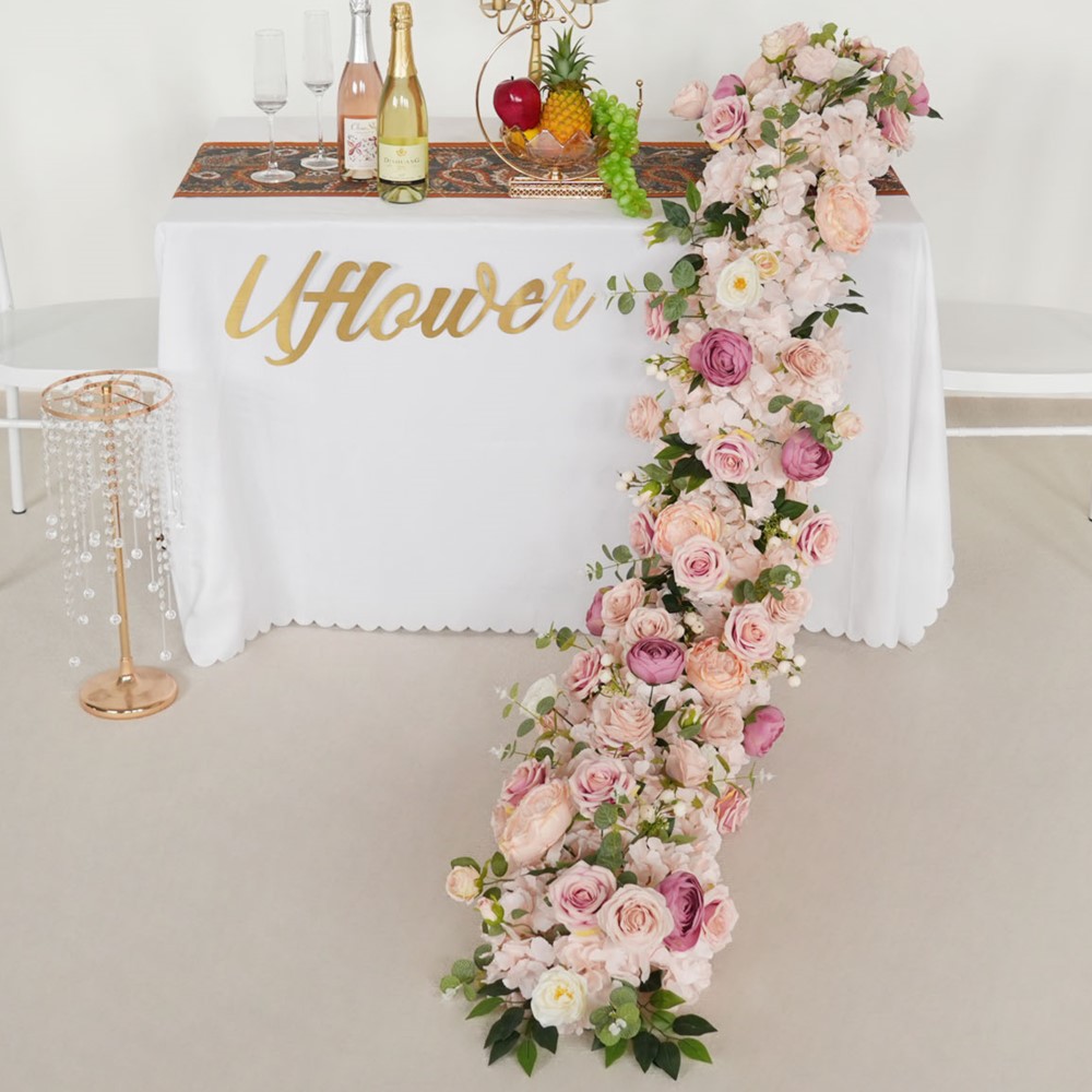 Rangkaian Bunga Hydrangea Mawa - Flower Wall Panel ulasan dan harga