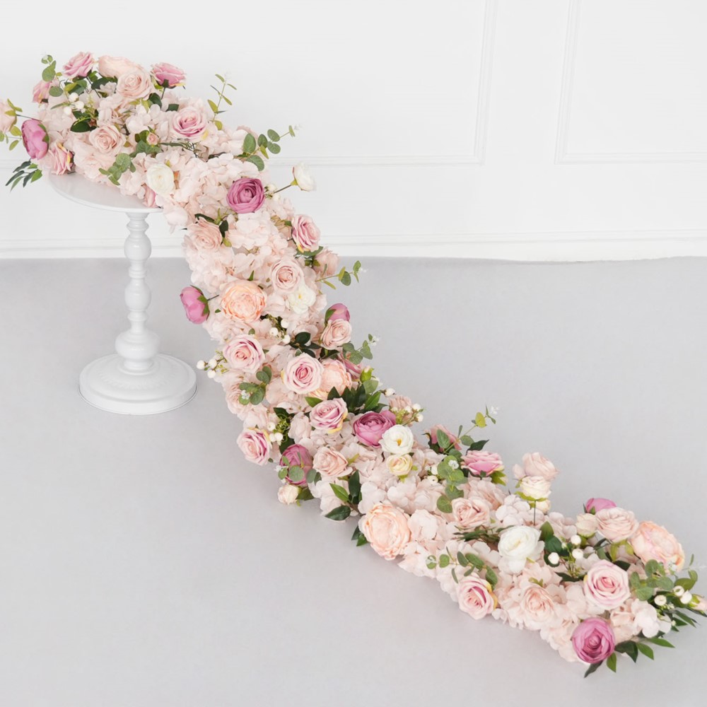 Rangkaian Bunga Hydrangea Mawa - Flower Wall Panel ulasan dan harga