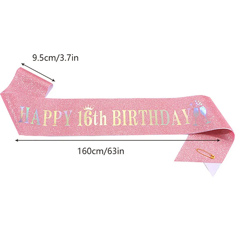 Selempang Glitter ulang tahun  - Birthday Sash Glitter ulasan dan harga