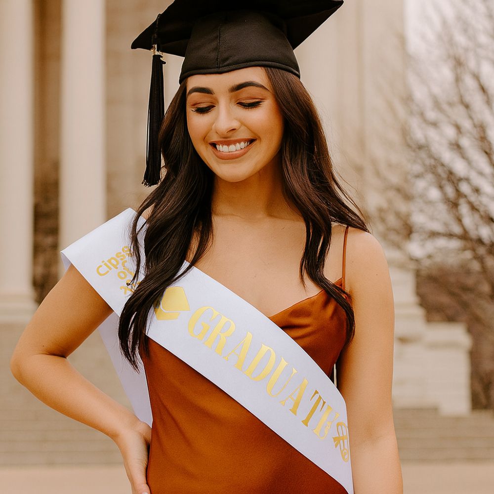 Selempang Wisuda Kelas 2026 20 - Birthday Sash Glitter ulasan dan harga