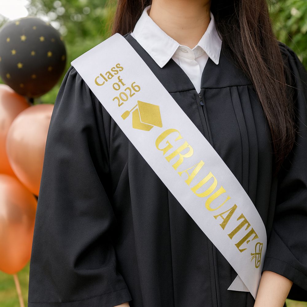 Selempang Wisuda Kelas 2026 20 - Birthday Sash Glitter ulasan dan harga