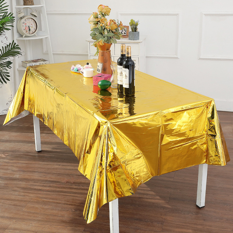 Taplak meja sekali pakai perak - Table Cloth Disposable ulasan dan harga
