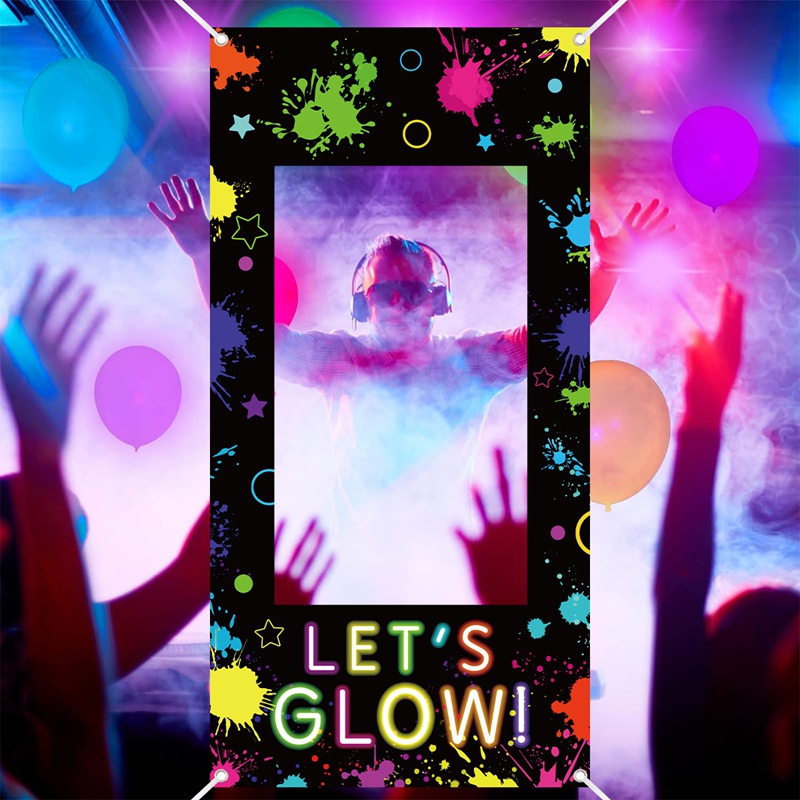 Bingkai Foto Neon Let's Glow,  - Let'S Party Event Supply ulasan dan harga