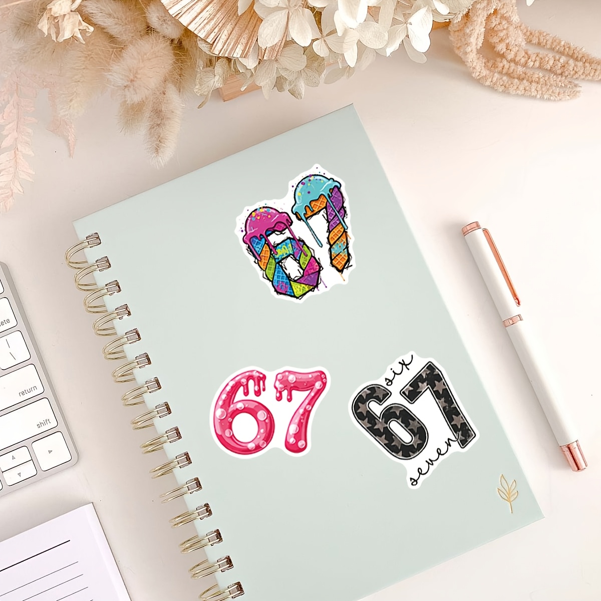50 Buah Stiker Grafiti Digital - Plastic Cup 50Pcs ulasan dan harga