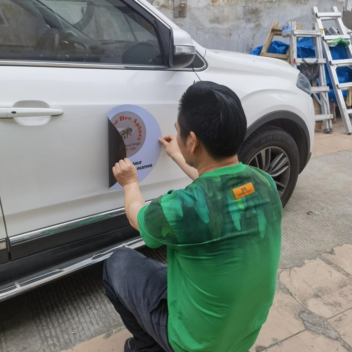 Stiker Mobil Magnetik yang Dap - Event Support ulasan dan harga