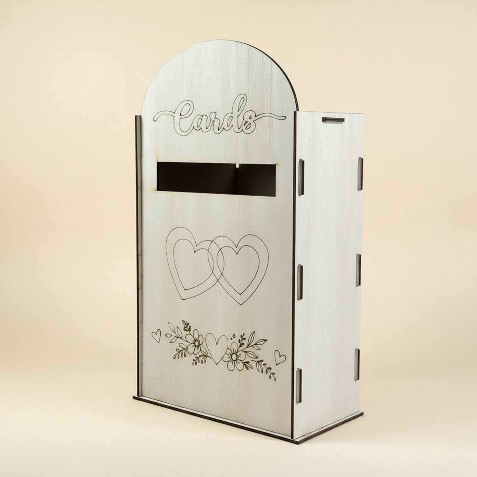 Kotak Kartu Pernikahan Kayu De - Event Party Box ulasan dan harga