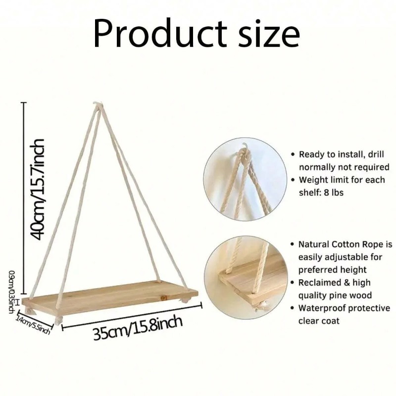 1 buah ayunan kayu gantung tal - Flower Wall Panel ulasan dan harga