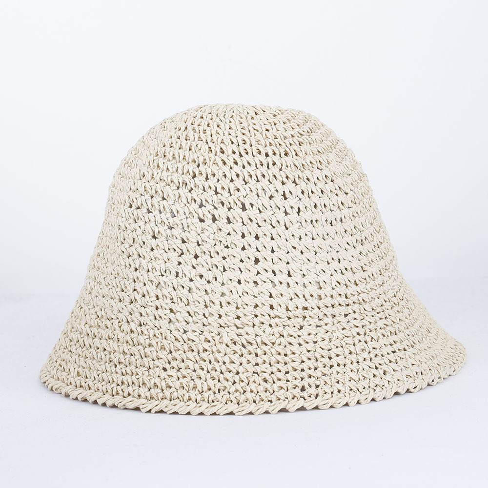 Topi matahari wanita, topi pan - Paper Straw Color ulasan dan harga