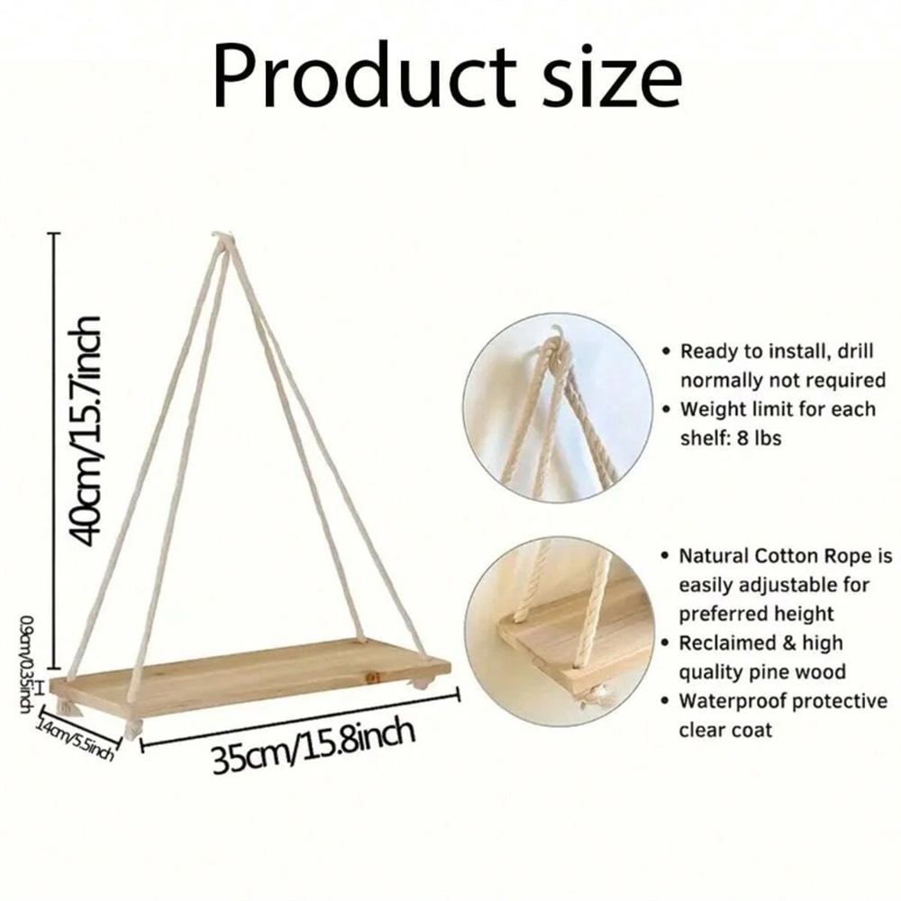 1 buah Rak Gantung Kayu dengan - Flower Wall Panel ulasan dan harga