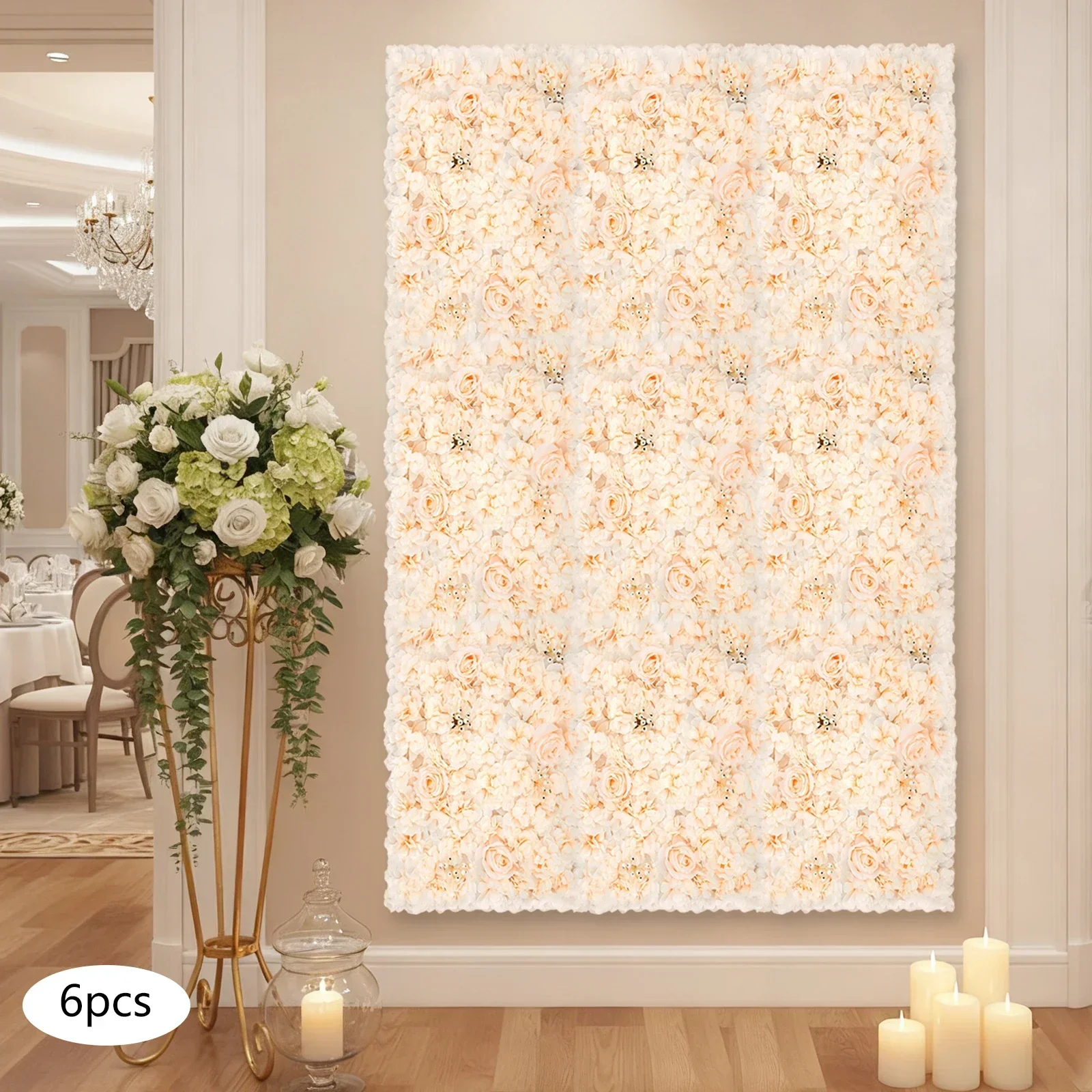 6 Buah Panel Dinding Bunga Bua - Flower Wall Panel ulasan dan harga