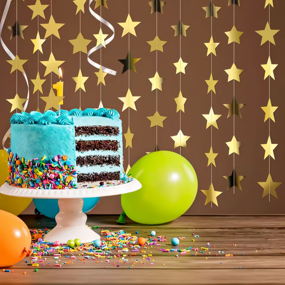 1 Buah 4M/157.48 Inci Emas Per - Party Banner Gold ulasan dan harga