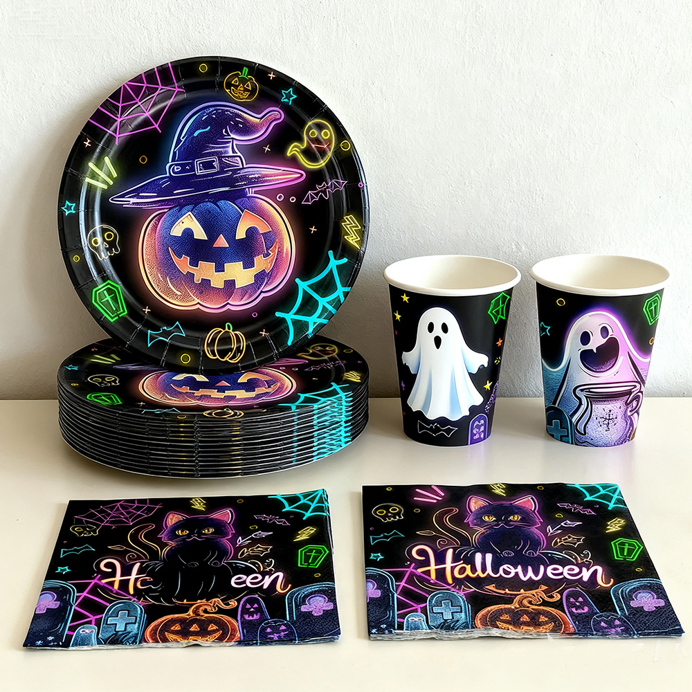 Piring Kertas Pesta Halloween  - Table Cloth Disposable ulasan dan harga