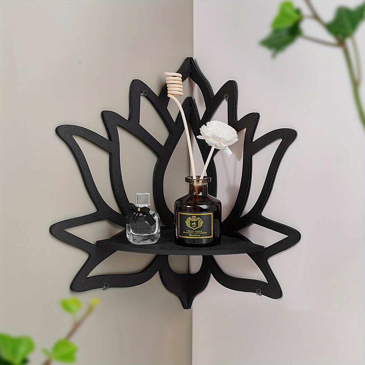 Rak Sudut Mengambang Lotus, Ra - Flower Wall Panel ulasan dan harga