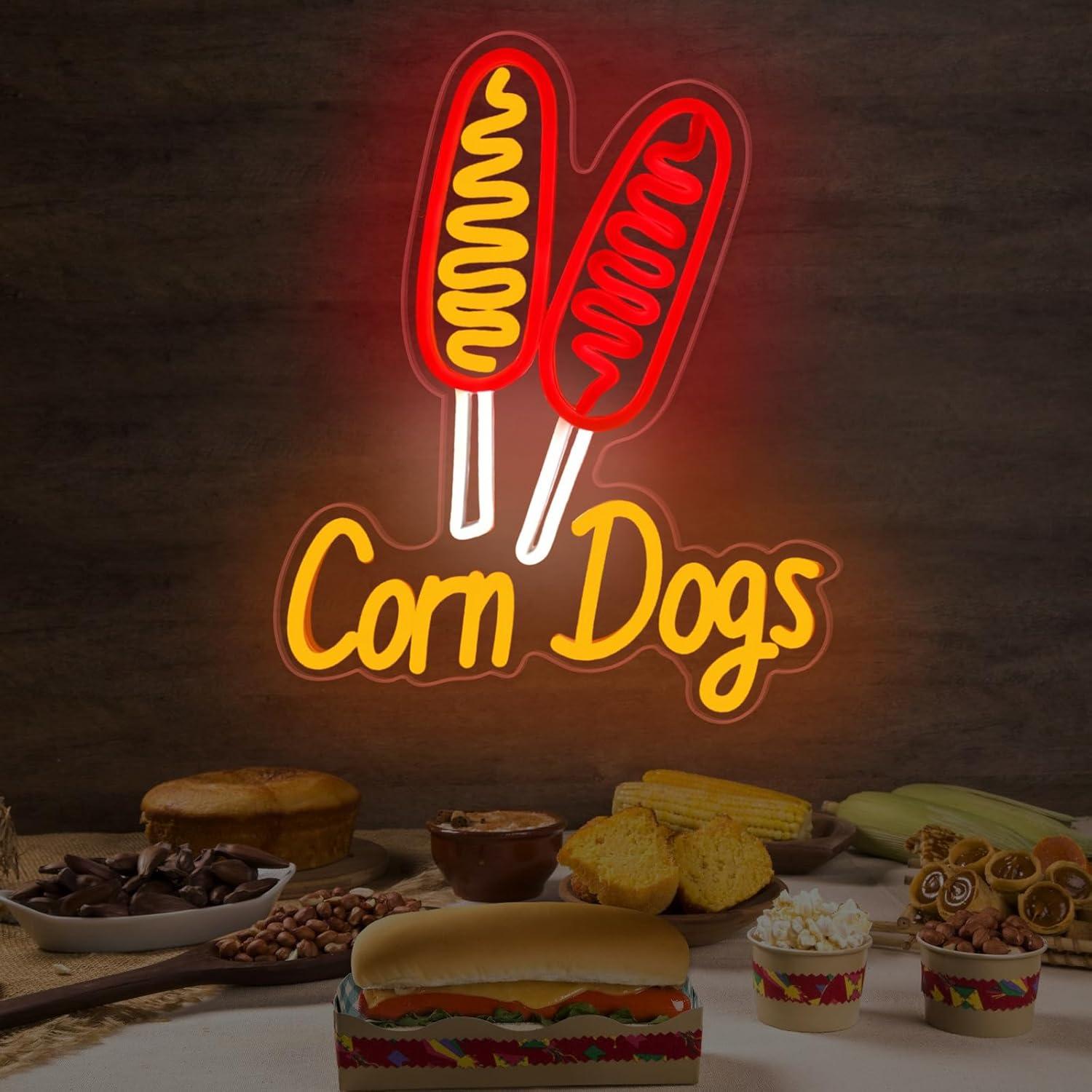 Lampu Neon LED Corn Dog USB ya - Neon Sign Party ulasan dan harga