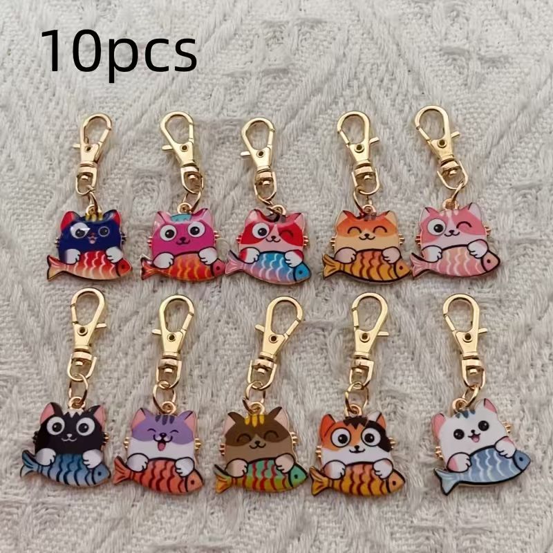 10 buah gantungan kunci kucing - Party Favor Bag ulasan dan harga