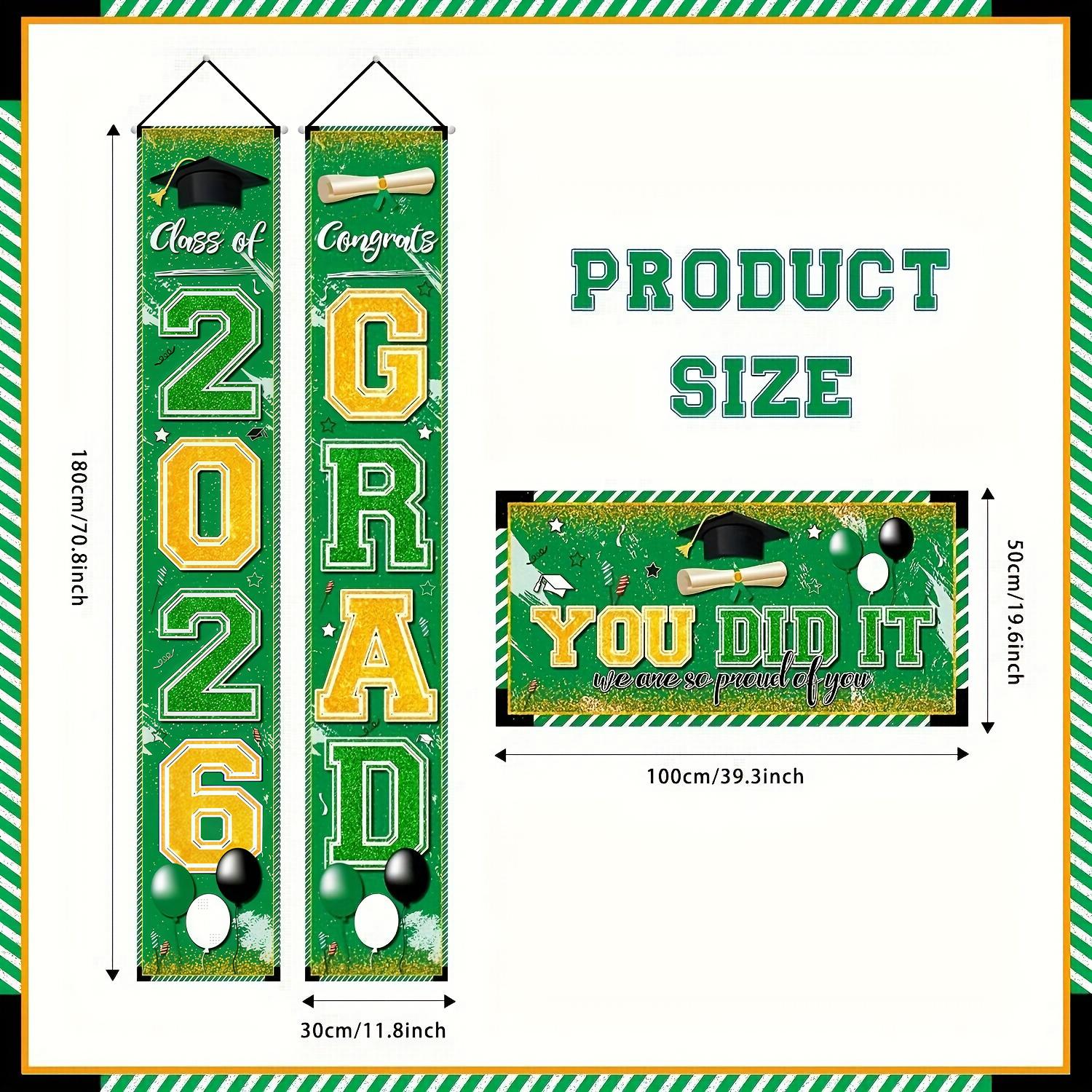 Selamat Wisuda Angkatan 2026,  - Party Banner Gold ulasan dan harga