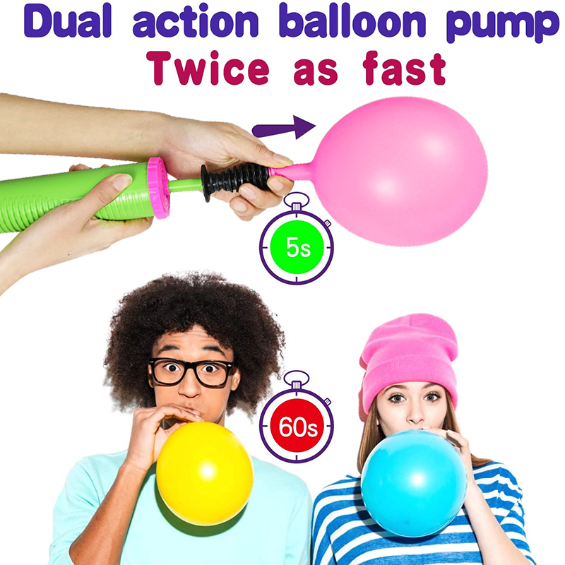 1 buah pompa balon plastik jar - Balloon Pump Hand ulasan dan harga